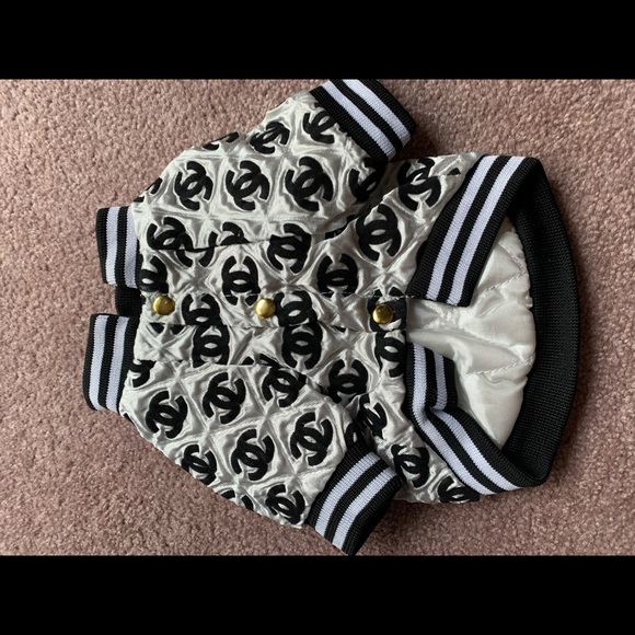 Puppie Love Other - RE-POSHING Black and White Dog Jacket